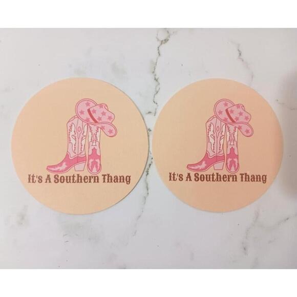 Coasters With Quotes Set Of 2 - Picture 1 of 2